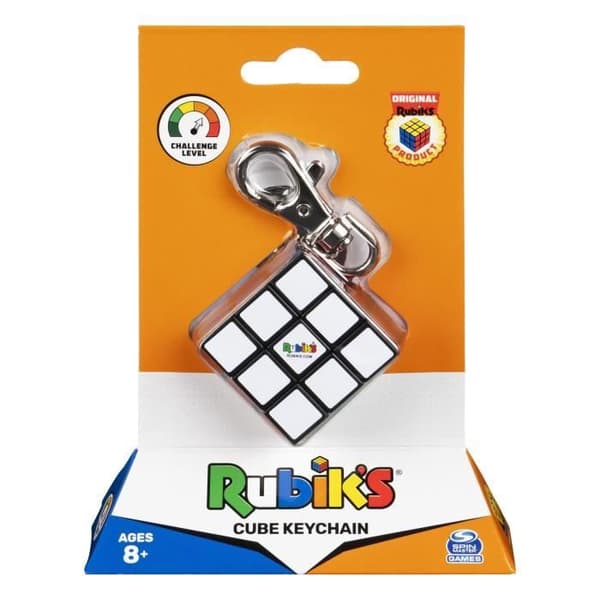 Rubikin kuutio 3x3 avaimenperä (tarjotin)
