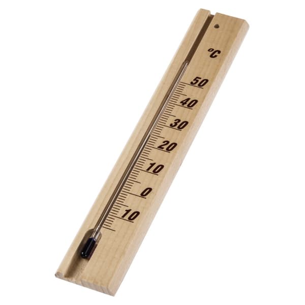 Hama Indendørs Trætermometer 20 Cm Analog