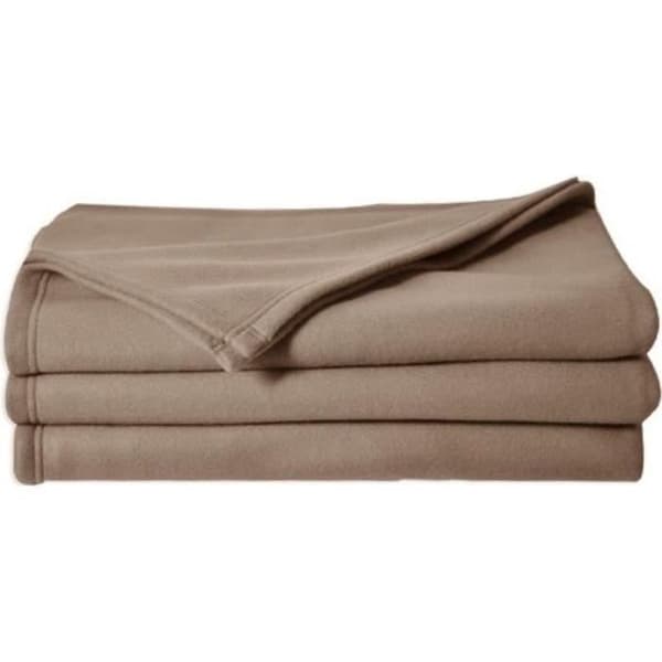 POLECO fleece tæppe TAUPE 220