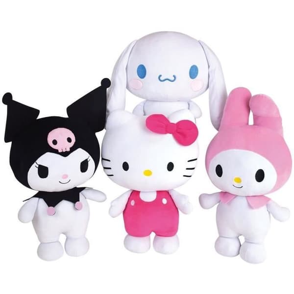 Squishy Cinnamo Roll Plyspude - HELLO KITTY - JEMINI - Blød og Fluffy - +/- 40 cm