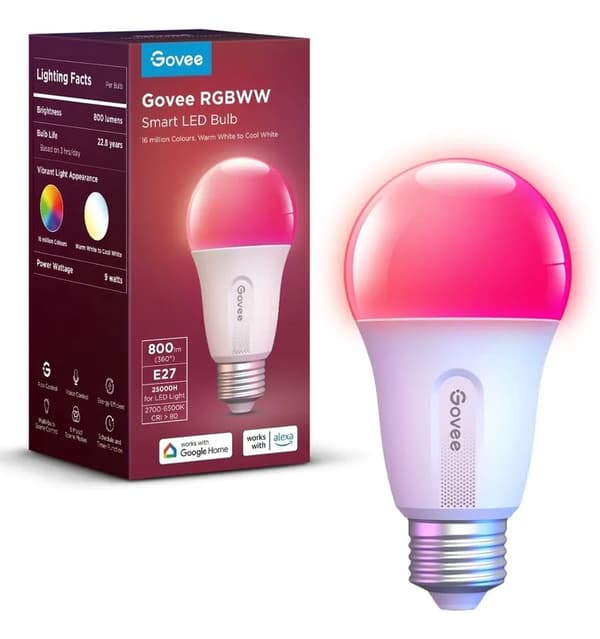 Govee Smart Wifi&BLE-pære 800 lm