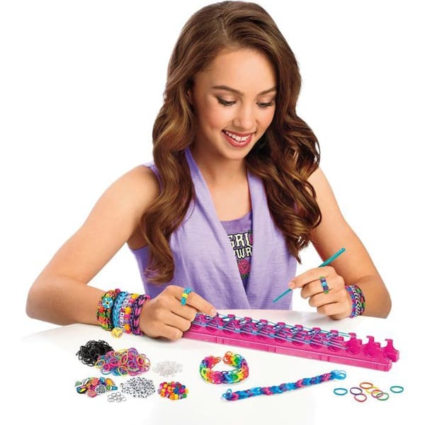 LEXIBOOK - Rock 'n' roll elastiskt armbandsflätningsset