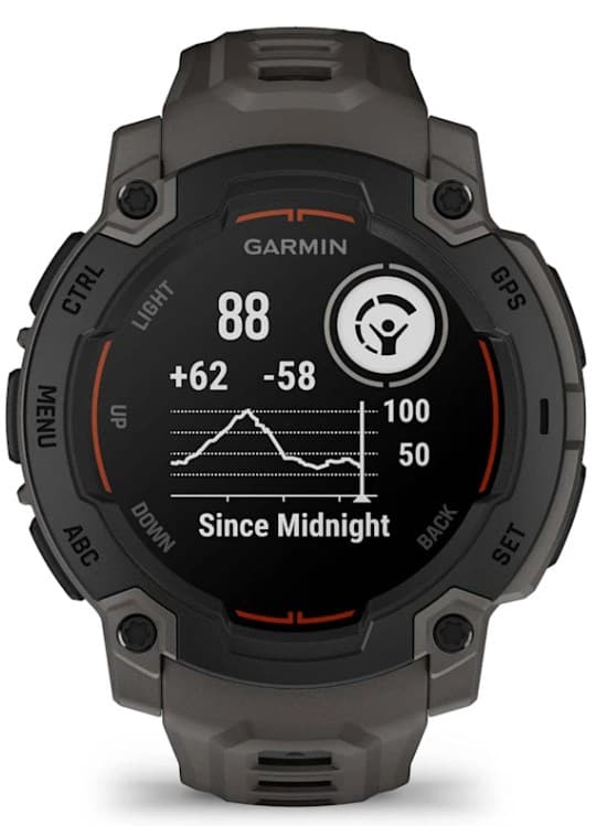Garmin Instinct E 2,29 cm (0,9") MIP 45 mm Digital 176 x 176 pixel Sort GPS (satellit)