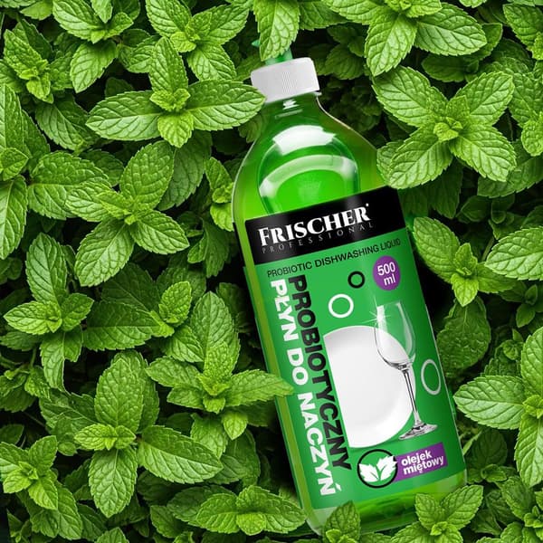 Frischer diskmedel med pepparmyntsolja, 500 ml