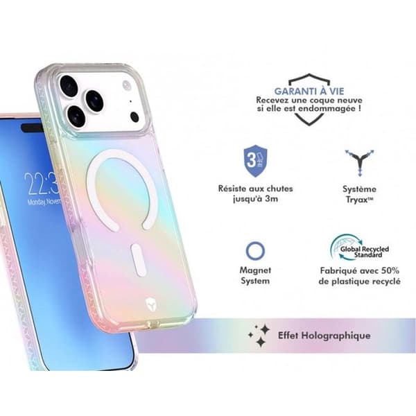 FC Air MagSafe-etui - iPhone 17 Pro Max - Holografisk