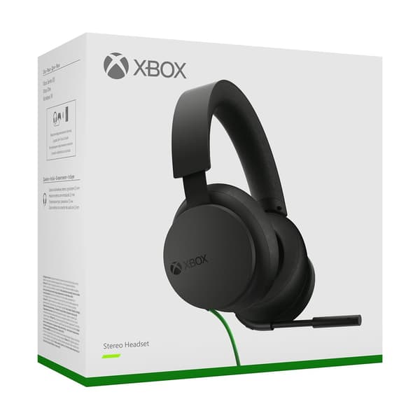 Microsoft Xbox Stereo Headset Kablet Hovedbøjle Gaming Sort