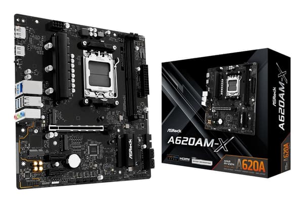 Asrock A620AM-X emolevy AMD A620 Socket AM5 micro ATX