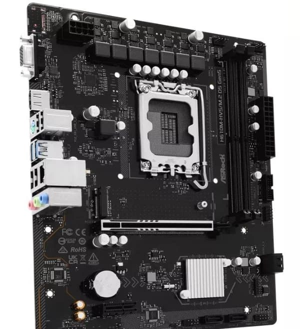 Asrock H610M-HVS/M.2 D5 GEN5 emolevy