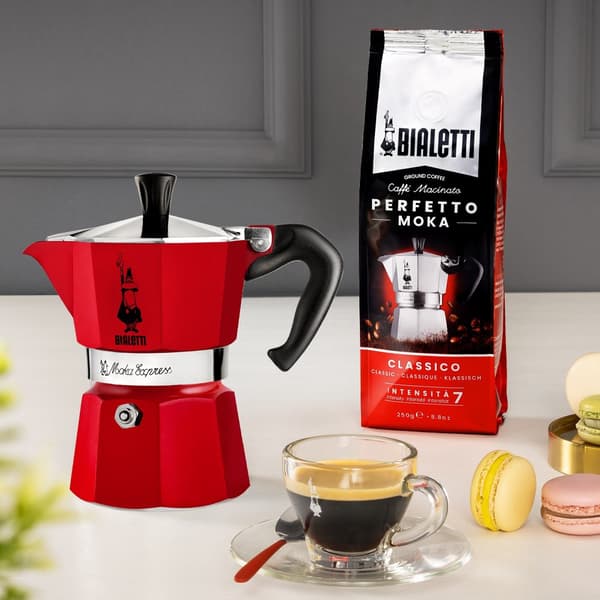 Bialetti Moka Express Moka potti Punainen