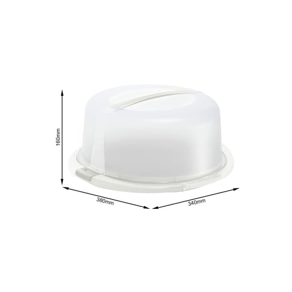 Rotho Fresh Cake Box Viileä ja valkoinen