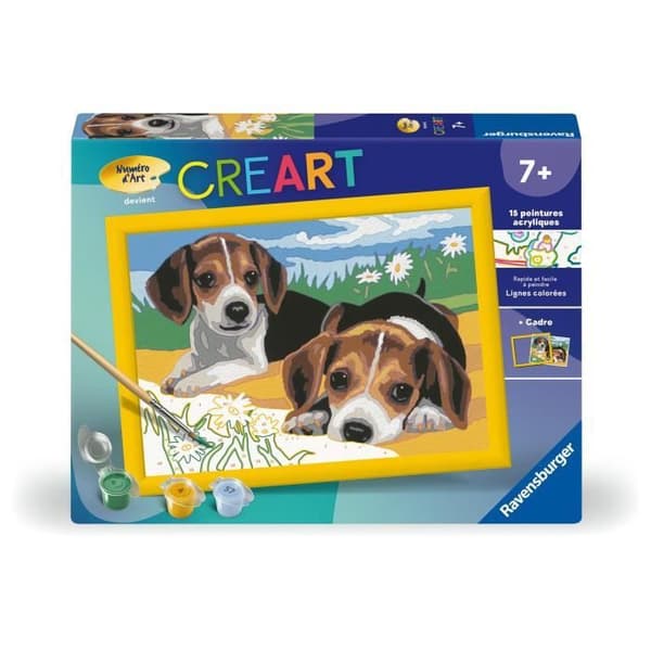 CreArt Barn 18x24cm Beaglevalpar
