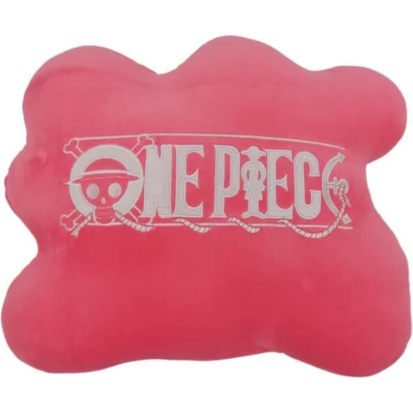 3D-kudde - ONE PIECE - Tony Chopper-logotyp - Mikrofiber - 40 cm