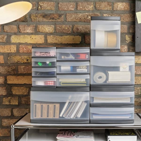 Rotho SYSTEMIX Design kommode 39,5x17x20,3 cm antracit