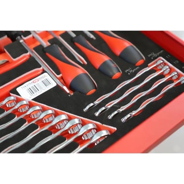 Modul - KS TOOLS - 714.0184 - Værktøjssæt med 2 skuffer - Til vogn - 184 dele