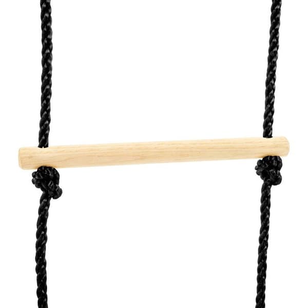Træstige - TP TOYS - Sort reb - H 190-250 cm