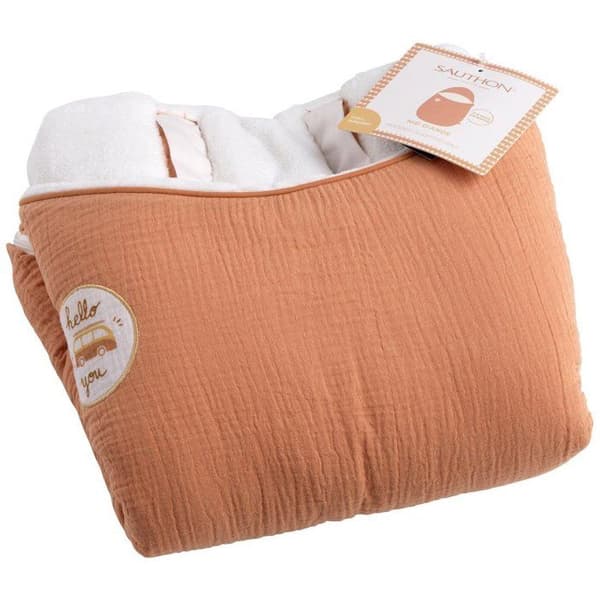 Vinterbabynest - SAUTHON - SUNLIGHT - 0-4 måneder - Bomuldsmuslin - Terracotta