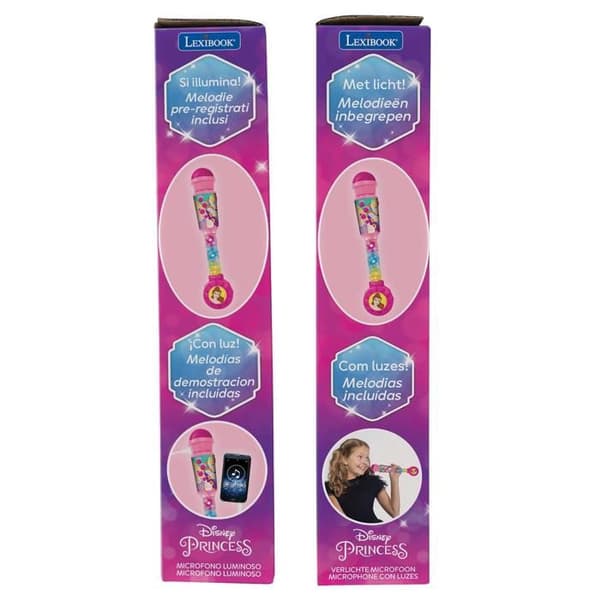 Mikrofon - LEXIBOOK - Disney Prinsesser - Lys - Lydeffekter - Indbyggede melodier