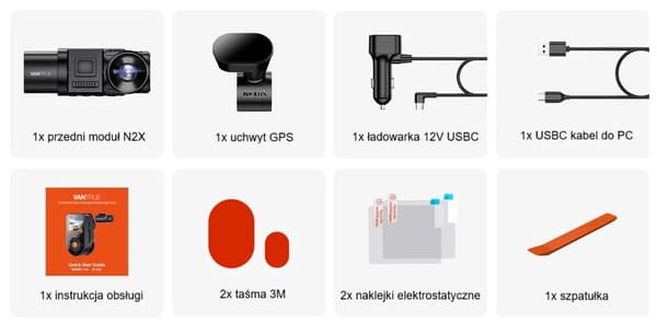 Vantrue N2X LTE-videoinspelare