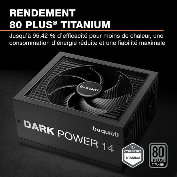 Vær stille! DARK POWER 14 - PC strømforsyning - 1200 W