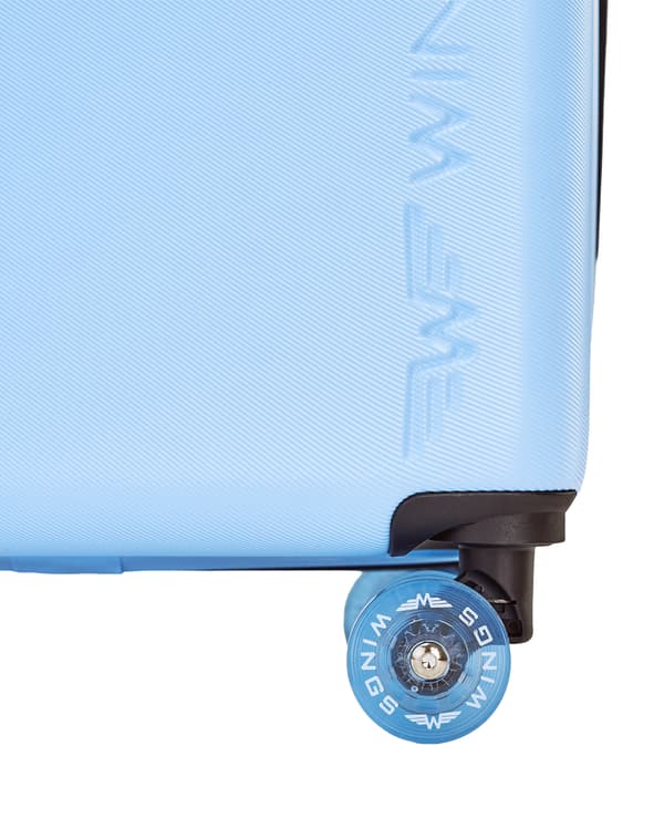 WINGS MAGPIE Kuffertsæt S M L 3 Dele 100% Polycarbonat med TSA-lås og Udvidelsesfunktion