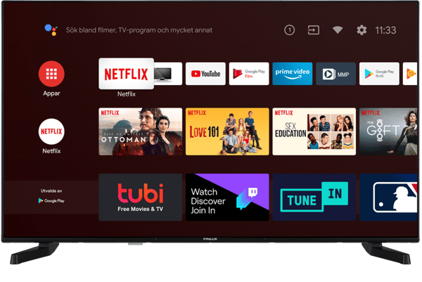 Finlux LED32HDA Android Smart-TV 32" HD - Öppnad förpackning