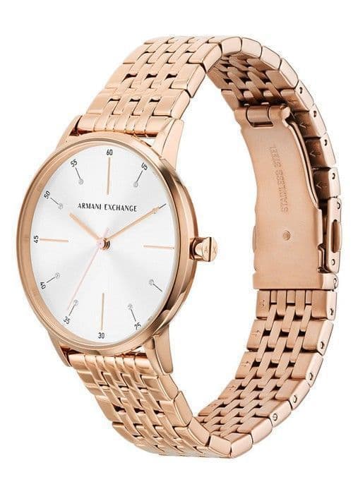 Armani Exchange Dameur - AX7145SET i rustfrit stål Ip-rosé