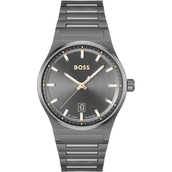 Klocka - Stål, Grå silikon - Hugo Boss - 1514078
