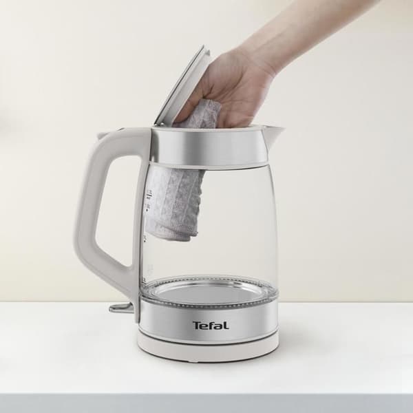 Kettle - TEFAL - KI605B30 - Transparent glas - 1,7L - 2200W - Rotationsbas 360°