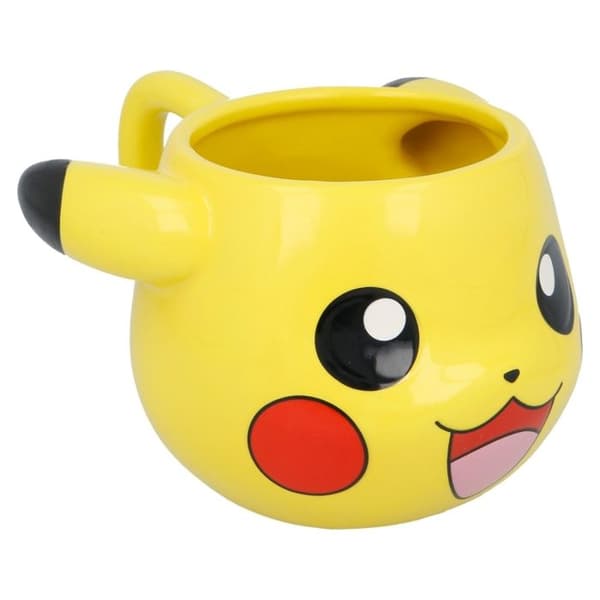 Kopp - POKEMON - Pikachu-mugg - 500Ml - Dekor i högkvalitativt tryck - Gul