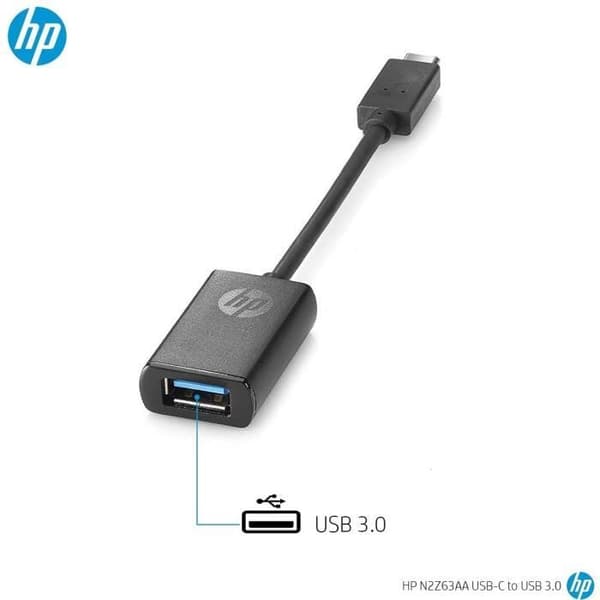 USB-adapter - HP - USB-C til USB 3.0 - 14,08 cm - Hun A-stik - Han C-stik