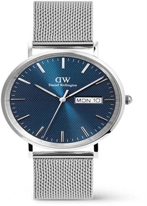 Klocka - DANIEL WELLINGTON - Classic Day Display - Silver - Läder - 40 mm