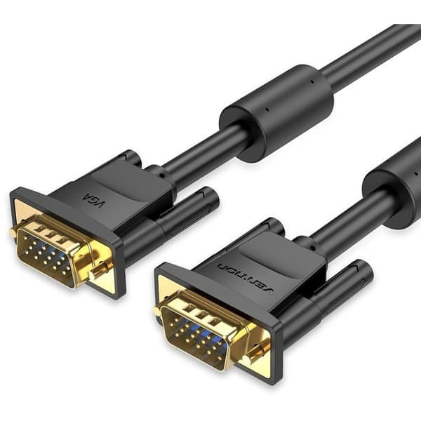 Vention VGA Eksklusiv Kabel 10m Sort