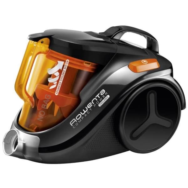 Støvsuger uden pose - ROWENTA - RO3753EA - Compact Power Cyclonic - Sort - 2 Liter