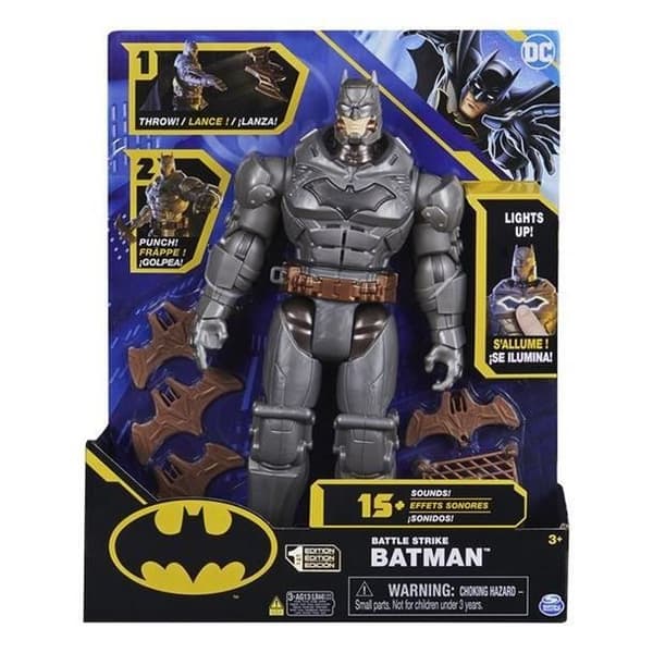 Batman Deluxe Figur 30 cm - SPIN MASTER - DC Comics - Grå - Barn