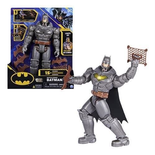 Batman Deluxe Figur 30 cm - SPIN MASTER - DC Comics - Grå - Barn