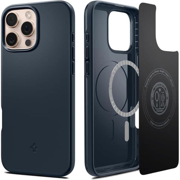 Spigen Thin Fit MagSafe Cover til iPhone 16 Pro Max - Metal Slate