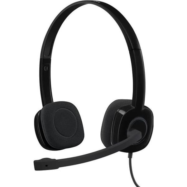 LOGITECH - H151 Stereo Headset - Sort