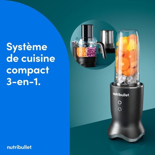 Blender - NUTRIBULLET - Ultra Plus + - NB1224DG - Grå