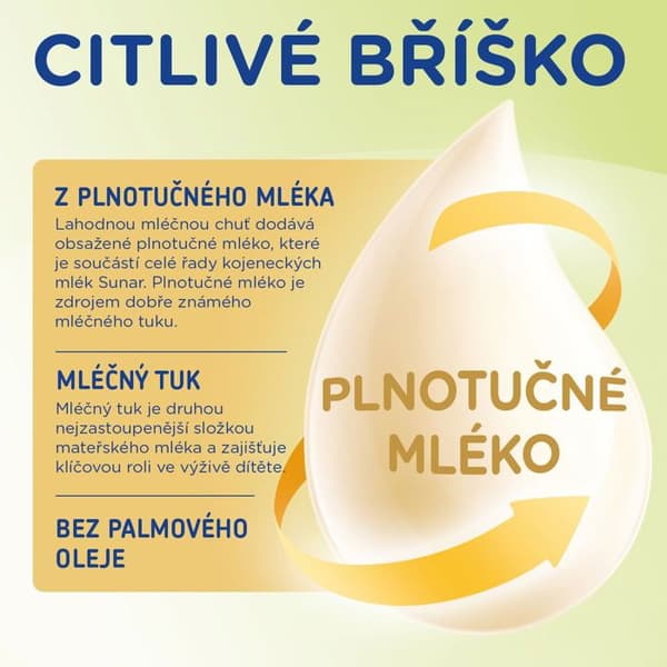 Sunar Sensitive 3 barnmjölk, 500 g