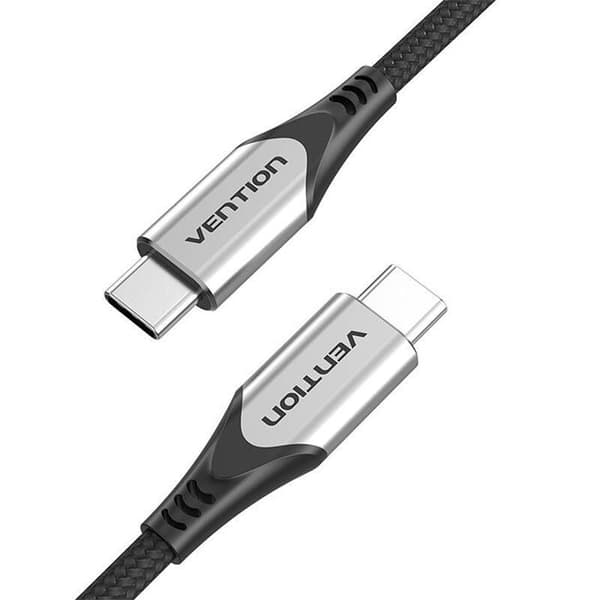 USB-C-kabel - VENTION - TAAHG - 60 W - 1,5 m - Grå