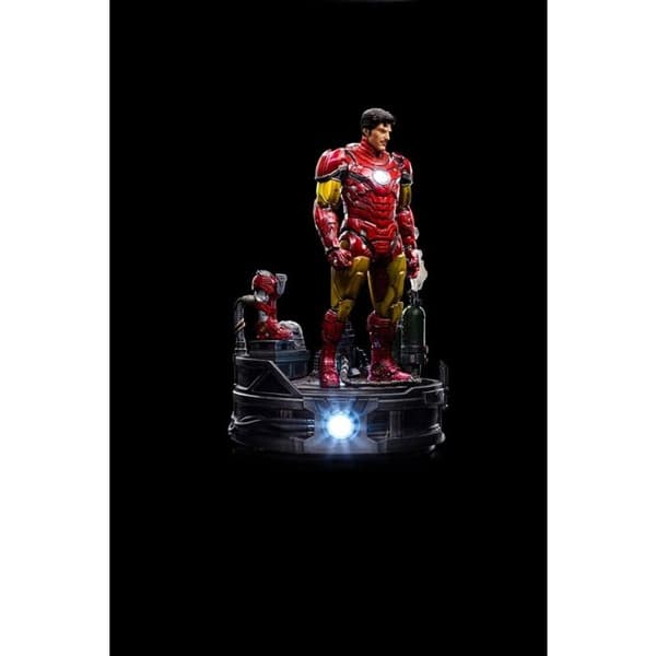 Iron Studios - Marvel - Statuett 1/10 Deluxe Art Scale Iron Man Unleashed 23 cm