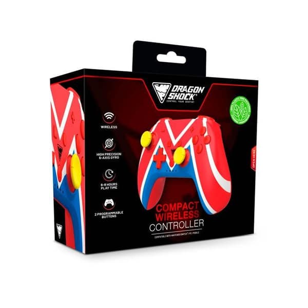 DragonShock - PopTop M Univers - Kompakt trådlös Bluetooth-kontroll för Nintendo Switch - Switch OLED - PC - Android