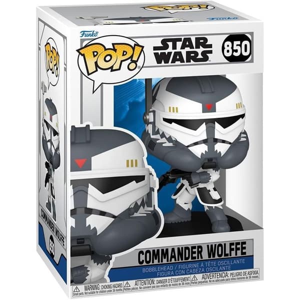 Figurine Funko Pop! | Star Wars: Clone Wars | Comm Wolffe