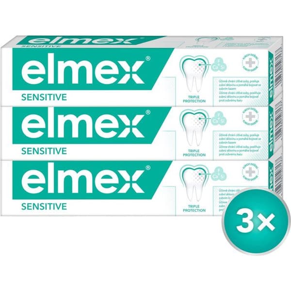 ELMEX Känslig 3× 75 ml