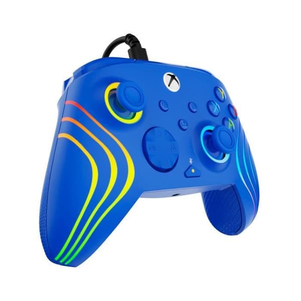 Spilcontroller - Xbox Series X|S, Xbox One og PC - Afterglow Wave - RGB - Kablet - Blå - TURTLE BEACH