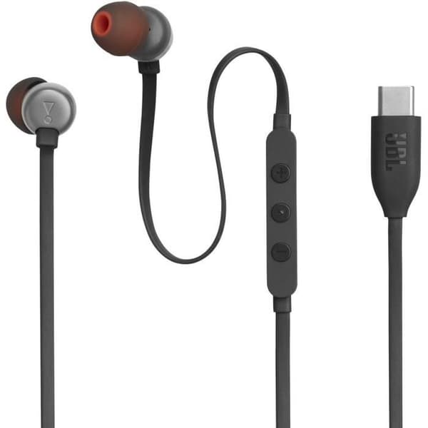 JBL Tune 310C Kablede høretelefoner - USB-C - Hi-Res understøttelse - Sort