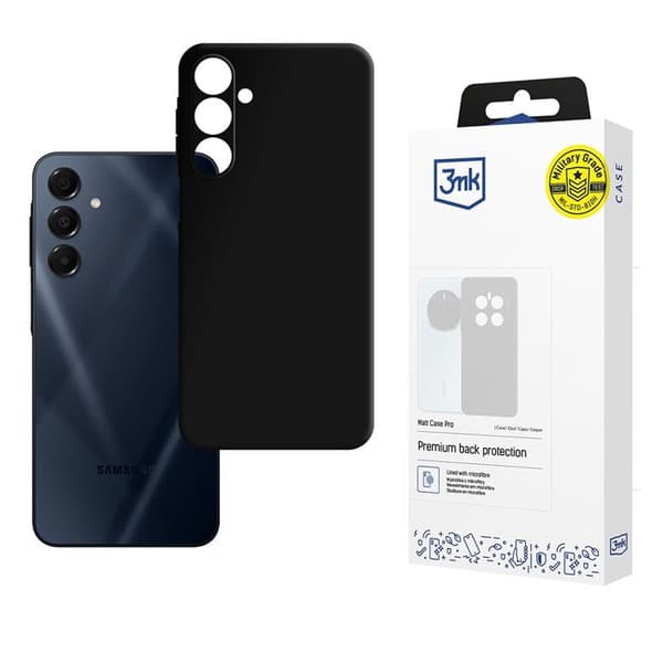 3mk Matt Case Pro til Samsung Galaxy A16 4G - Sort