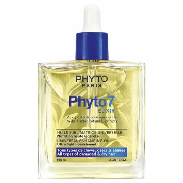 Phyto 7 Elixir Universel Sublimerende Olie Høj Ernæring Letvægt 100 ml