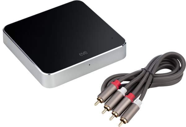 Lydinterface - EVE - Afspilning - AirPlay-diffusion - DAC 112 dB - RCA/optisk/coaxial forbindelser - Wi-Fi/Ethernet netværk