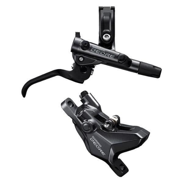 Shimano Deore M6100 hydraulisk bagbremse med skive, sort, Postmount, 1700 mm